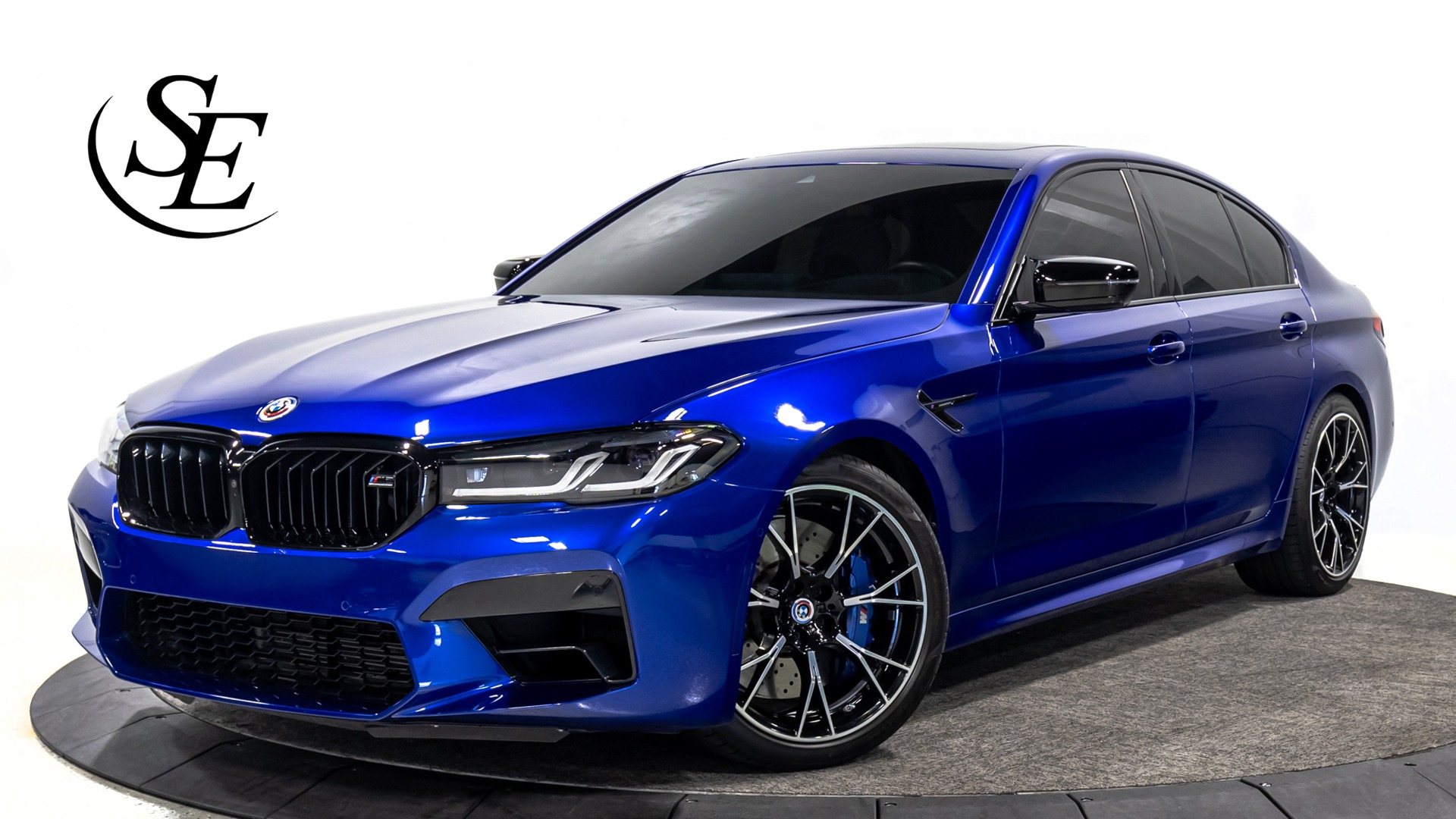 bmw m5 2023 bleu